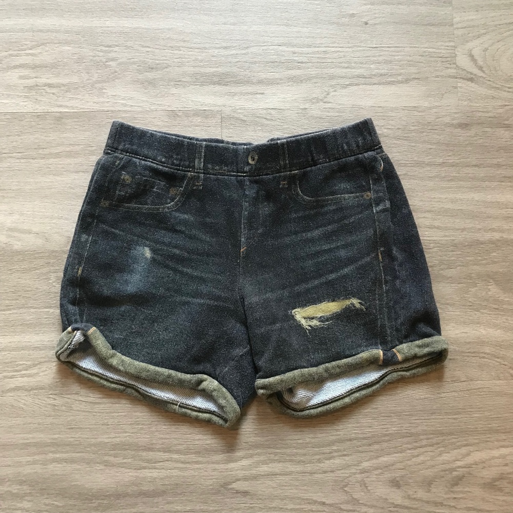 Rag & Bone Denim Digital Print Shorts